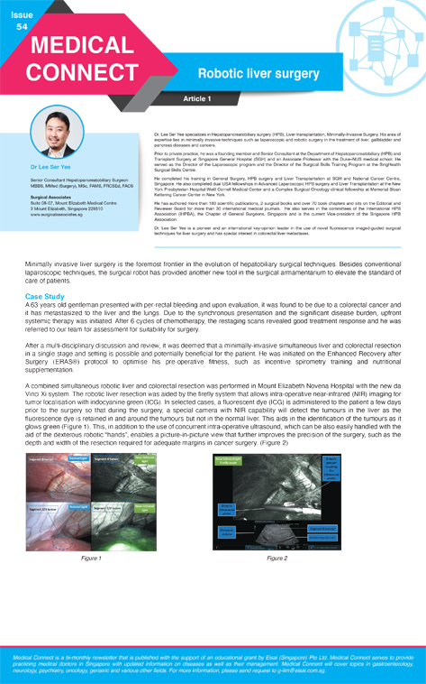 Robotic Liver Surgery